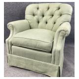 Perry & Plummer Button Tufted Club Chair