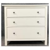 White 3 Drawer Chest