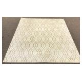8 x10 Mohawk Home Zelda Beige & Gray Trellis Rug