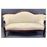 Victorian Fruit Carved Sofa
