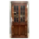 Craftique Mahogany Corner Cabinet