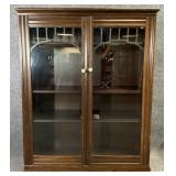 Antique Glass Door Bookcase