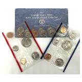1991 Ten Piece US Mint Uncirculated Set