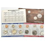 1985 Ten Piece US Mint Uncirculated Set