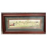 Large Golf Art Print, Jacqueline Penney, Bye Bye