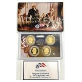 2007 Presidential Dollar 4pc Proof Set