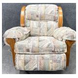 Vintage Oak Frame Recliner