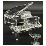 Swarovski Crystal Grand Piano With Stool