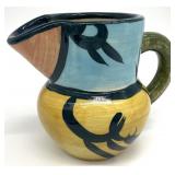 Signed Art Pottery Bird Pitcher