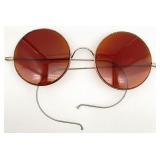 Antique Wilson Signed Amber Sunglasses