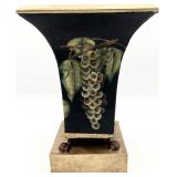 Vintage Metal Toleware Cachepot