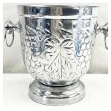 Embossed Metal Ice Bucket / Wine Chiller