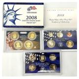 2008 14pc US Proof Set