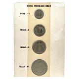 Set of 4 Bank of Iran Coins