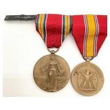 2 US Military WWII Era Medals