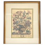 October Botanical Floral Art Print