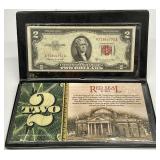 1953-B Series Red Seal $2.00 Note