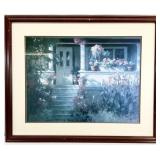 Framed Porch Scene Art Print