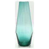 Riihimaki / Riihimaen Lasi Oy Turquoise Glass Vase