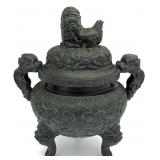 Mid Century James Mont Style Foo Dog Ice Bucket