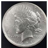 Rare 1921 Peace Silver Dollar
