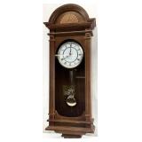 Linden Oak Case Westminster Chime Wall Clock