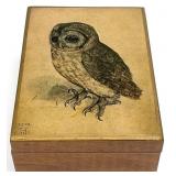 Mottahedeh Italian Wood Little Owl Box