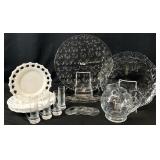 Vintage Glass Platters & More