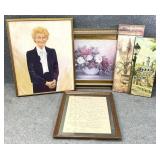 4pc Large Portrait Painting, Art Prints & More