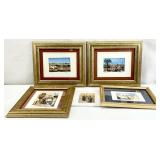 5 Jerusalem Watercolor Art Prints