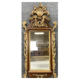 Ornate Italian Wood Carved Mirror