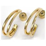 Michael Kors Double Hoop Earrings