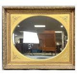 Ornate Antique Gold Frame Wall Mirror