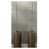 Pair of Large Hanging Light Fixtures