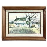 Ranulph Bye Country House Framed Art Print