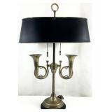 Wildwood Brass Horn Bouillotte Lamp
