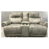 Grey Reclining Loveseat