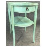 Paint Finished One Drawer Accent Table