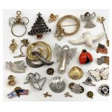 Jewelry Grouping - Brooches & Pins