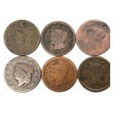 6 US Large Cents