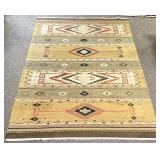 9.2 x 12 Hand Knotted Southwest Style Rug