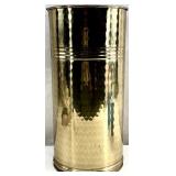Vintage Hammered Brass Umbrella Stand