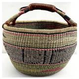 Hand Woven Bolga Style Market Basket