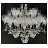 Gorham Crystal Star Blossom Glassware Set