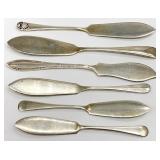 72g Sterling Silver Butter Knives