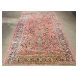 10.2 x 18 Hand Knotted Wool Rug