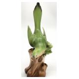 German Porcelain Bird Bud Vase