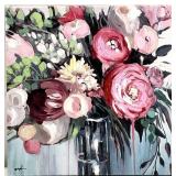 Embellished Floral Canvas Art Print