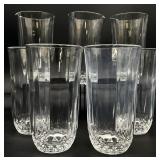 7 Crystal Drinking Glasses