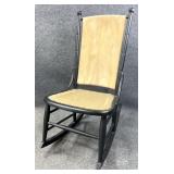 Antique Canvas Rocking Chair